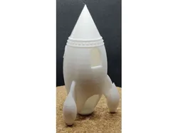 Retro Rocket Dice Tower