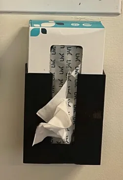 Simple Wall Mount Tissue box holder - Small box