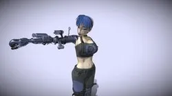 Toon Robotic Girl