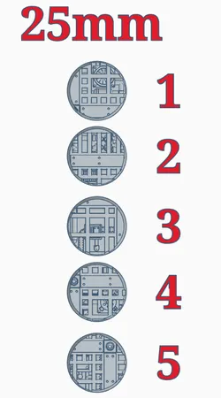 25mm Bases "Walkway"