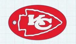 Chiefs Keychain