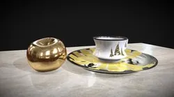 Christmas tableware