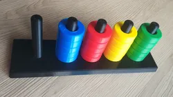 Colorful towers