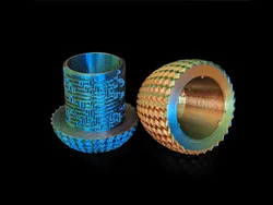 Egg Maze Container cactus pattern