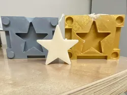 Fișiere pentru imprimante 3D | Fișier 3MF | Star shaped candle wax mould