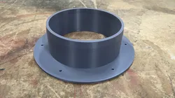 Flanges for  5" dust collection hose