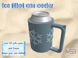 ice cooled can holder