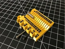 Metric screw measuring device - M2/2.5/3/4/5 4-50mm - repost