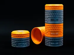 Modular Honeycomb Storage Container / Label space