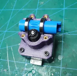 NEMA 17 Small Formfactor Worm drive gearbox with AS5600