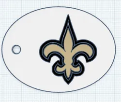 Saints Keychain
