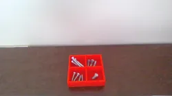 Small screw and bolt organizer