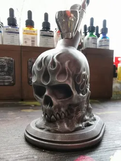Airbrush stand skullstyle