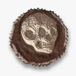 Badges & Coins STL indir - Piratenmunt Handgemaakte Stijl - CrealiTale design
