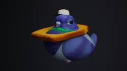 Characters & Creatures STL indir - Duif met een broodkorst - ChillSeal