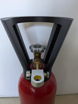 CO2 Cylinder Inversion Stand for Refilling Smaller Tanks