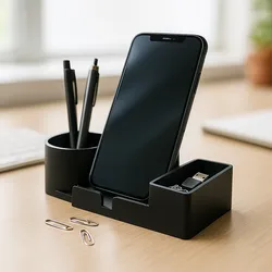 Deskmate – Modular Desk Organizer (Phone, Pens, USB, Paper Clips)
