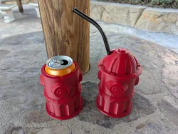 Fire Hydrant Can Holder Koozi - Print in Place