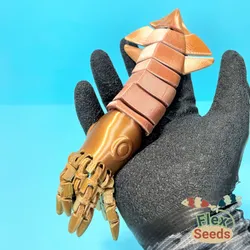 Flexi Squid, and Ammonite (print-in-place)