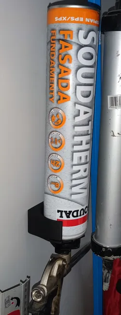 Foam polyurethane gun wall holder
