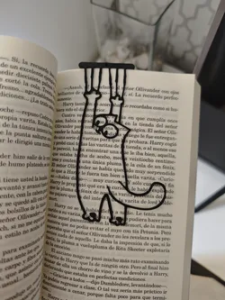 Hanging Cat Bookmark: Simon's Cat