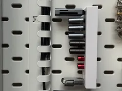 Ikea Skadis USB-A and USBC holder