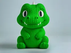 Knitted Crocodile - Cute Animals