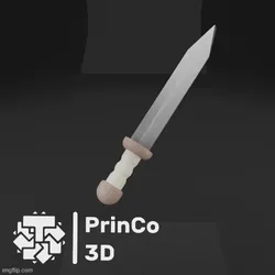 Other STL Download - Gladius Roman Sword - Playmobil Compatibleby PrinCo 3D