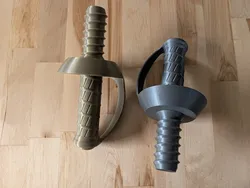 Pool Noodle Pirate Sword handle - No Supports