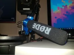Rode VideoMicGo mount for broken/nonbroken mic, and adapter for mic stands