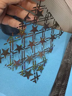 Star Pattern for Gaze Printing - Fabric
