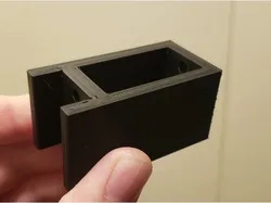 V-slot mounted side-laying risers for CR-10