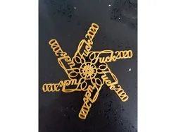 2020 Corona Flake Ornament