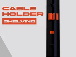 Cable Holder for Shelving - Snap Fit