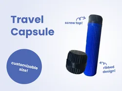 Completely Customizable Capsule Container