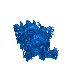 Fișiere pentru imprimante 3D | Fișier 3MF | demon de flacără