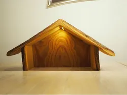 Illumination kit for wooden nativity scene
