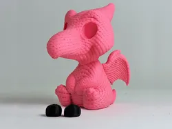 Knitted Pteranodon - NO AMS Dino - Cute animals