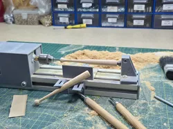 Mini Hobi Ahşap Torna Tezgahı – 3D Baskı Parçaları