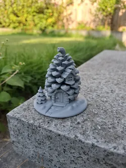 Pinecone Fairy House – Woodland Mini Cottage