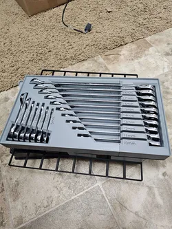 Ratcheting Wrench (Icon reversible and Pittsburgh Stubby) Gridfinity Organizer