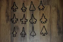 American Fighter Jet Cookie Cutters
