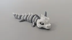Bone Dragon - Articulated Keychain Figure