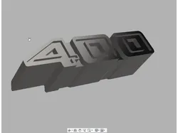 Chevrolet 400 fender emblem