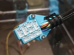 Ender 3 NG v1.2 toolhead accessory cable mount and breakout for Klicky probe