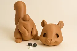 Flexi Squirrel - Head+Body - No AMS - Cute Animals