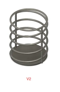 Neat coil pencil holder