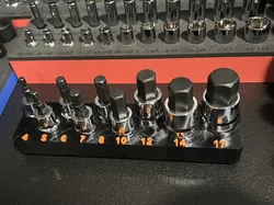 PITTSBURGH Metric Hex Socket Holder