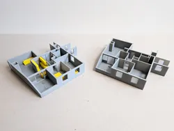 Printable 3D-Floorplan Example w/ Conversion
