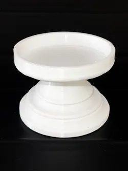 Short 3-Inch Pillar Candleholder for Electric Candles